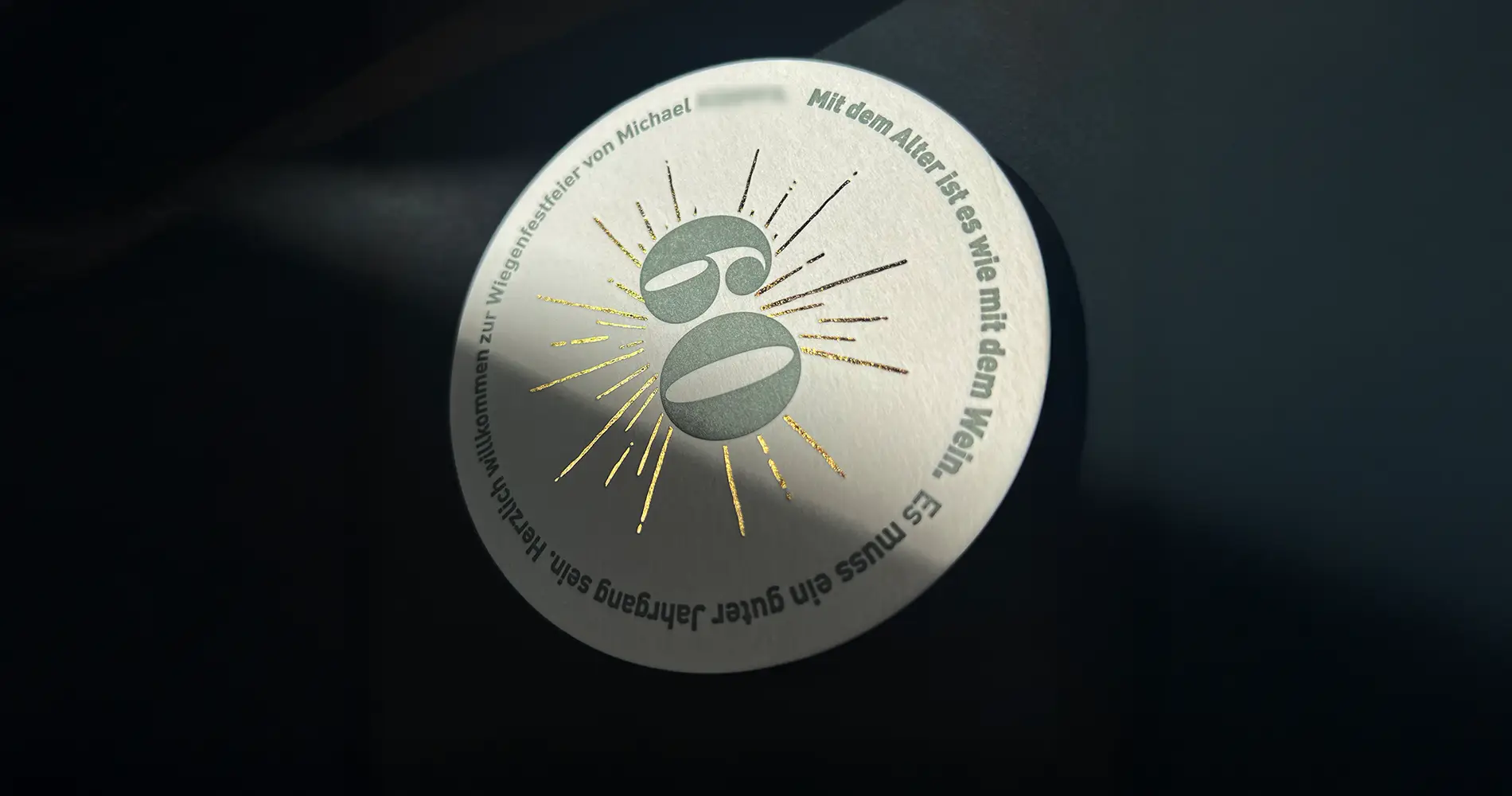 Bierdeckel Eventdesign Wein Einladung Illustration Typografie