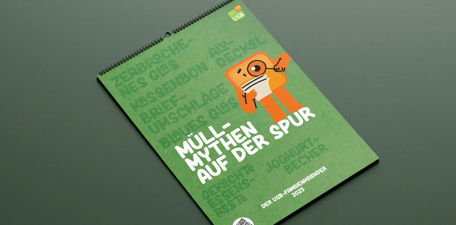 USB Servicekalender 2025 Bochum Mülltrennung Recycling Abfallentsorgung